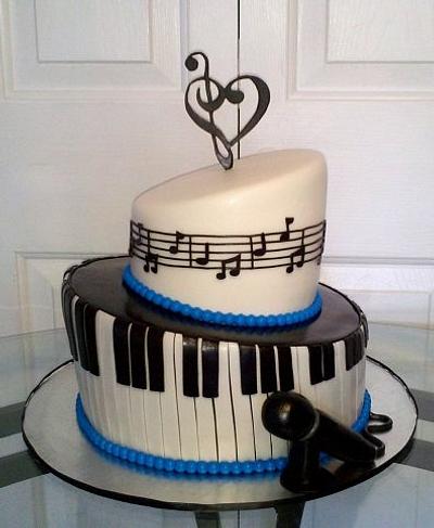 Music Cake  - Cake by Kimberly Cerimele
