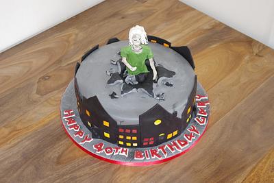 Iron Maiden Eddie cake - Cake by Donnasdelicious