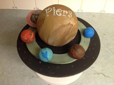 Planets - Cake by 2wheelbaker