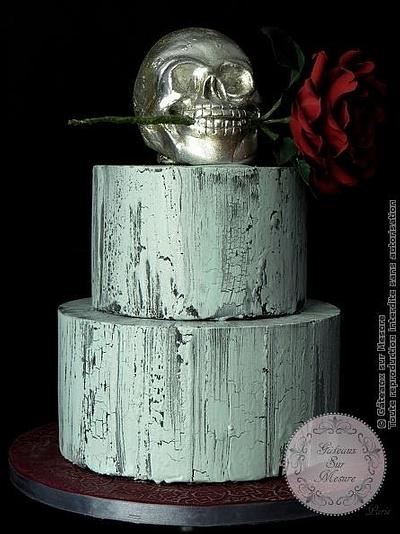 Skull cake - Cake by Galina Duverne - Gâteaux Sur Mesure Paris