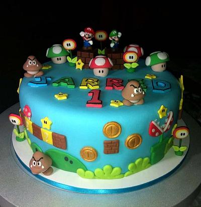 Super Mario  - Cake by xanthe
