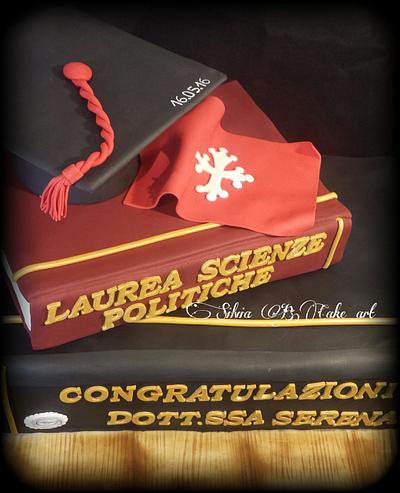 Torta per la laurea di una Pisana D.O.C....Congratulazioni Dott.ssa Serena! ! - Cake by silvia B.cake art