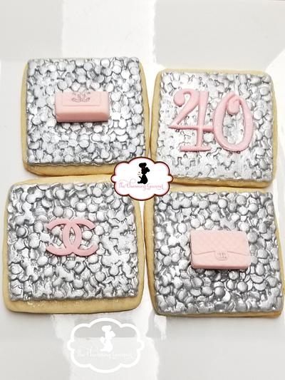 Designer Inspired cookies - Cake by The Charming Gourmet