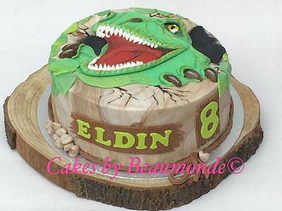 Dinosaur cake - Cake by Cakes by Beaumonde