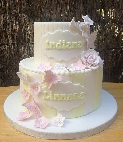 Sweet Lemon & Pink Pretty - Cake by Juliet
