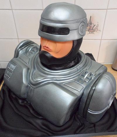 Robocop bust cake - Cake by Di's Delights 
