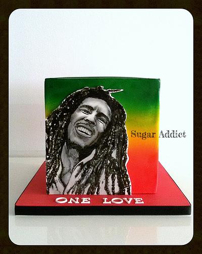 Bob Marley  - Cake by Sugar Addict by Alexandra Alifakioti