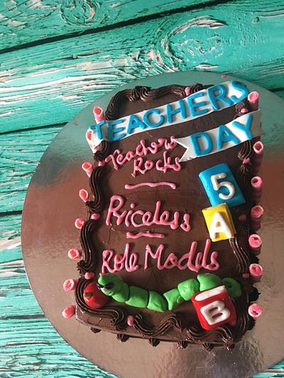 Cake for Teachers Day  - Cake by TheBakersGallery