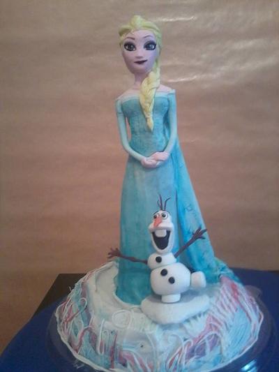 Frozen Elsa cake - Cake by Sara