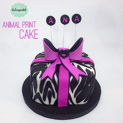 Torta Animal Print - Cake by Dulcepastel.com