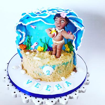 Baby Moana - Cake by Seema Tyagi