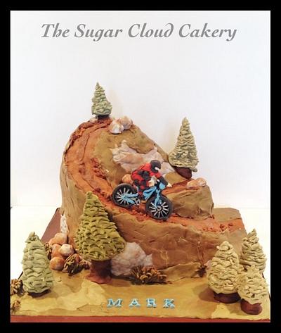 Rustic mountain bike cake  - Cake by The sugar cloud cakery