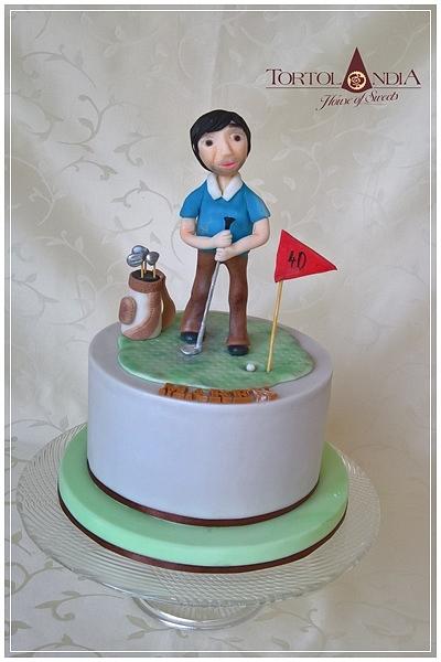 Golf cake - Cake by Tortolandia