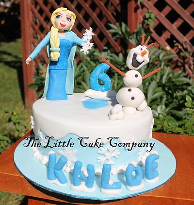 Yet another Frozen cake :) - Cake by The Little Cake Company
