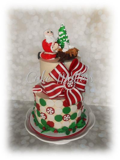 Worshipping Santa - Cake by CakeMatters