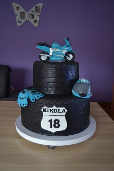 Motorcycle cake - Cake by Zaklina