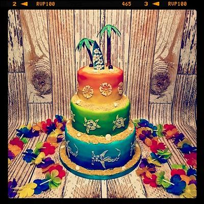 Tropical Luau - Cake by Teresa Frye