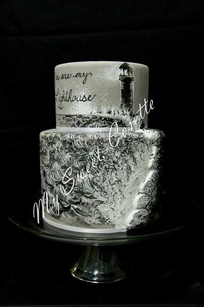 Lighthouse Cake (My birthday cake) - Cake by Cosette