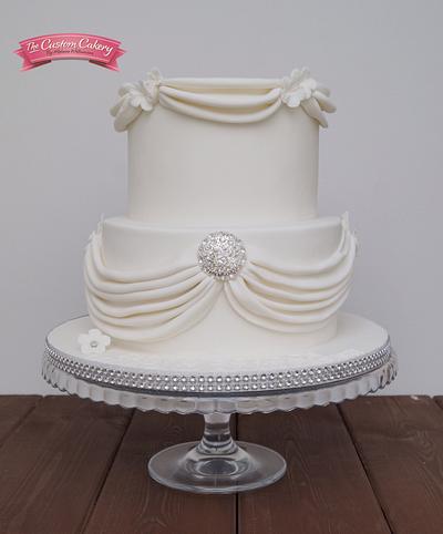 Diamond Wedding Anniversary - Cake by The Custom Cakery