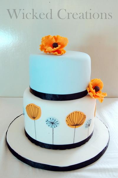 Poppy Cake - Cake by Wicked Creations