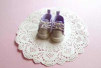 baby shoes - Cake by fantasticake by mihyun