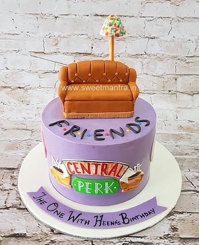 FRIENDS couch cake - Cake by Sweet Mantra Customized cake studio Pune