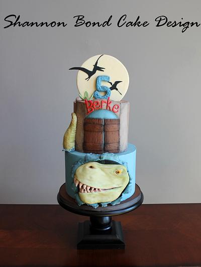 Dinosaur Birthday Cake - Cake by Shannon Bond Cake Design