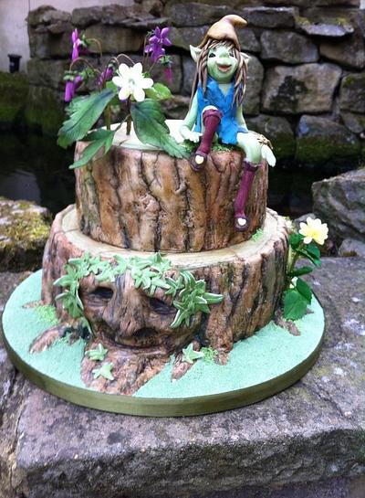 Woodland Cake and Imp - Cake by Josiekins
