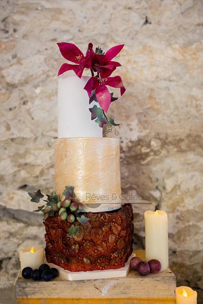 Autumn wedding cake - Cake by Rêves et Gâteaux