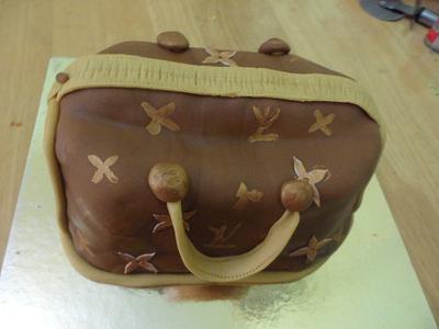 Louis Vittoun Purse Cake - Cake by JudeCreations