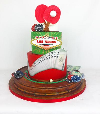 Casino l’as Vegas  - Cake by Cindy Sauvage 