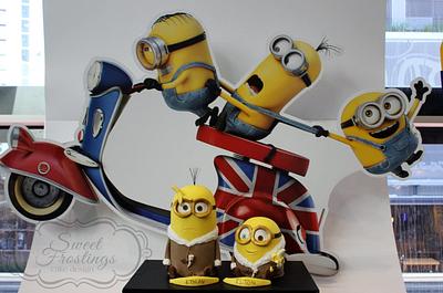 Minions birthday cake - Cake by Sweet Frostings Cake Design