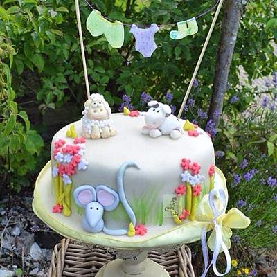 Hello new sweet baby - Cake by Judith-JEtaarten