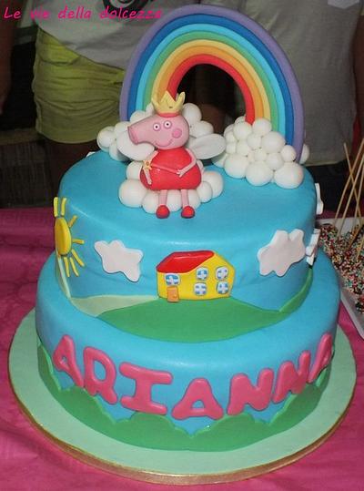Peppa Pig queen of fairies - Cake by Isabella