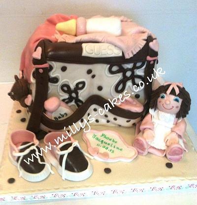 baby bag cake - Cake by milly2306