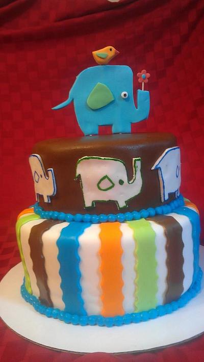 elephant - Cake by Julia Dixon
