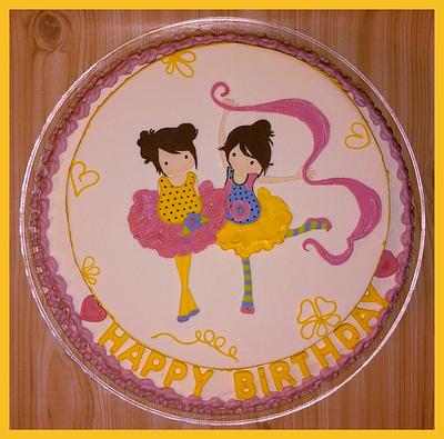 Ballerinas birthday girls 💖 - Cake by My Sweet World_Elena