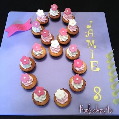 Cupcake board - Cake by Jen C