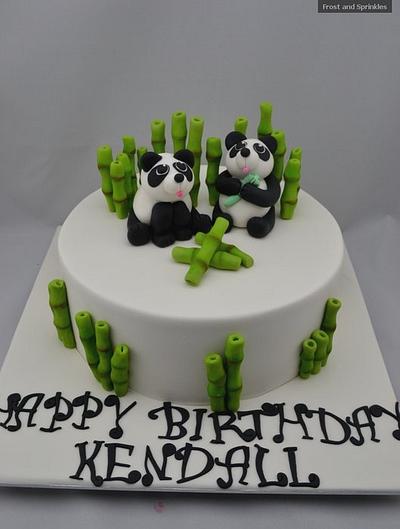 Panda cake - Cake by LauraSprinkles