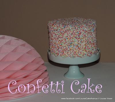 Confetti cake - Cake by Louise