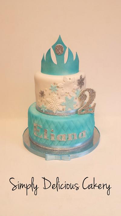 Ice Queen  - Cake by Simply Delicious Cakery