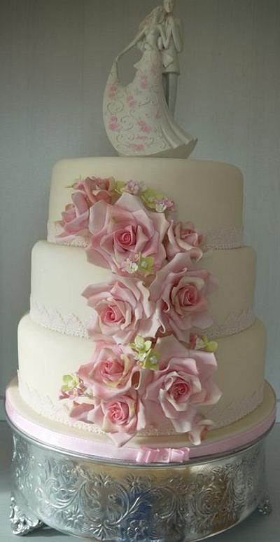 Leticia Wedding Cake - Cake by Scrummy Mummy's Cakes
