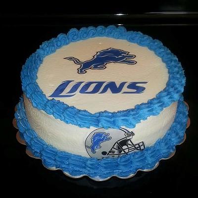 Detroit Lions - Cake by Caking Around Bake Shop