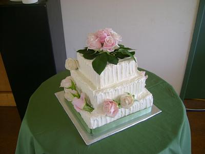 3 tier wedding cake - Cake by Maree Roberts