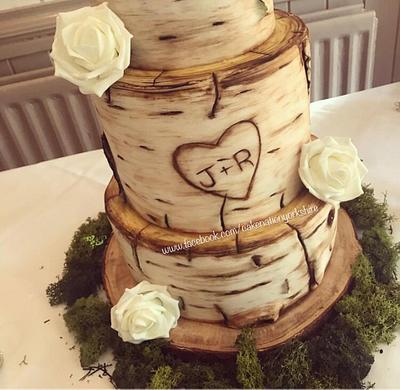 Birchwood wedding cake - Cake by Cake Nation