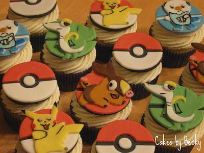 Pokemon Cupcakes - Cake by Becky Pendergraft