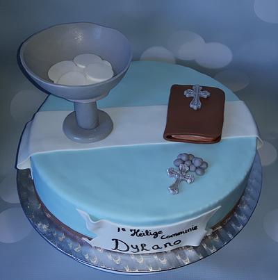 First Holy Communion cake. - Cake by Pluympjescake