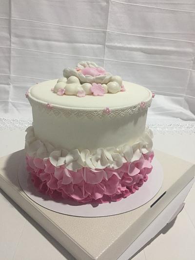 Baby shower cake - Cake by Di Art Cookies 