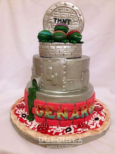 Tortugas Ninja - Cake by Dulcinea