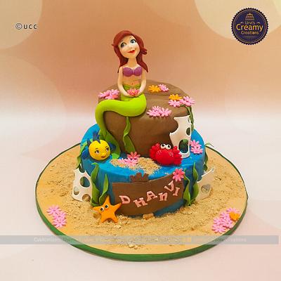 Ariel the lil Mermaid  - Cake by Urvi Zaveri 